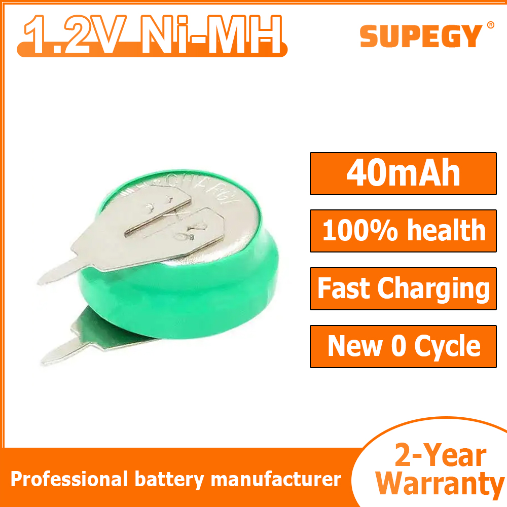 Renewable Energy Technology - New 1.2V 40mAh Ni-MH Rechargeable Battery