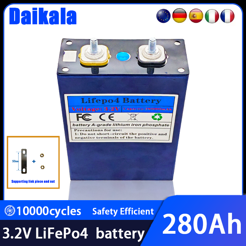 NEW 3.2V  280Ah LiFePO4 Batter - مراجعة Renewable Energy Technology وسعره