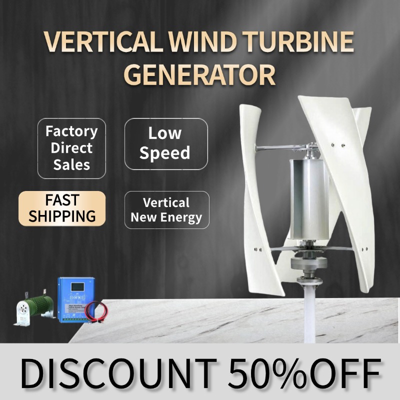 2000W 12v 24v 48v 3 Blades Win - مراجعة Mini Wind Turbine Vertical وسعره