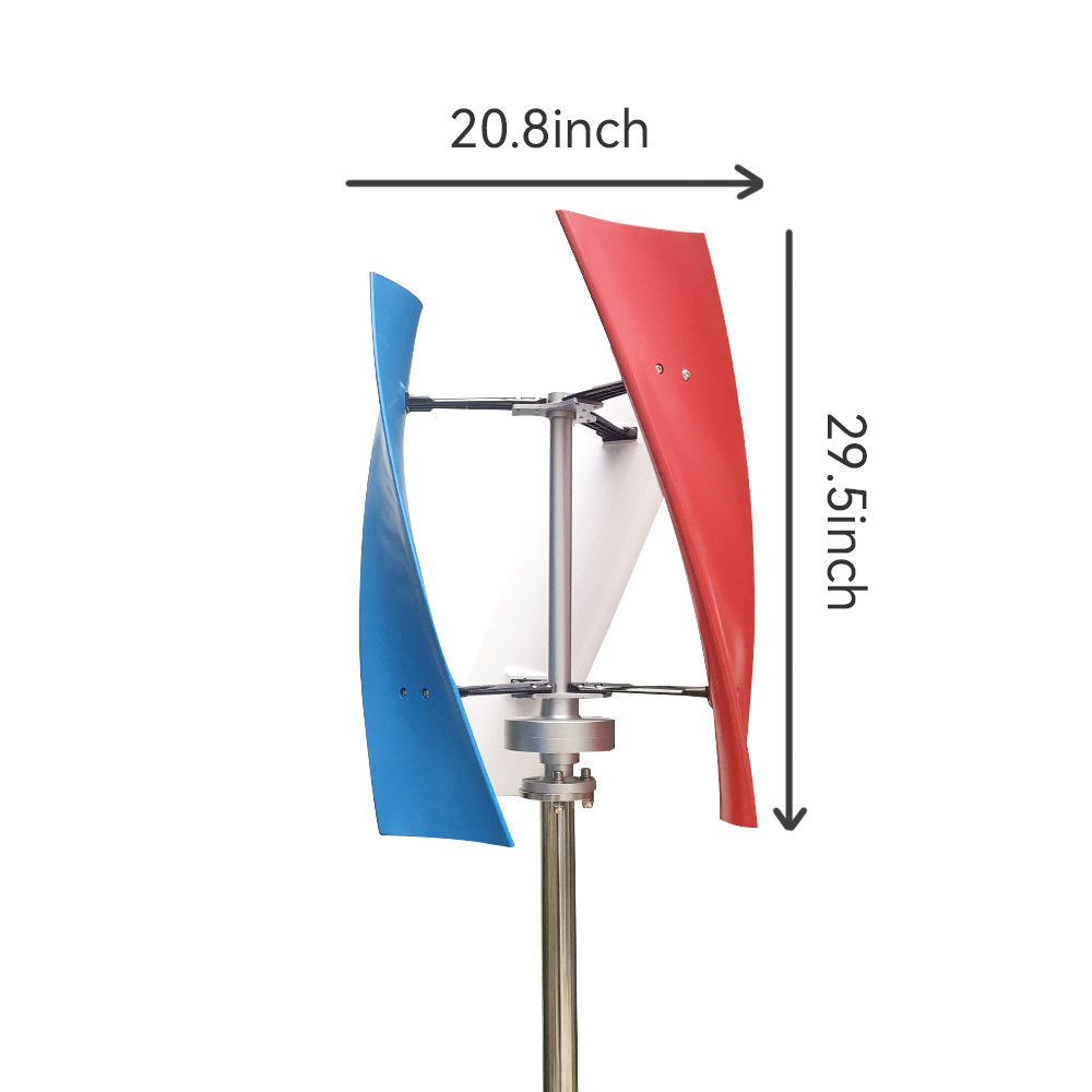 2000W 12v 24v 48v 3 Blades Win - مراجعة Mini Wind Turbine Vertical وسعره