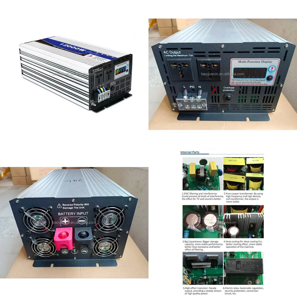 Inversor Industrial Pure Sine  - مراجعة Ups Inverter 3Kva وسعره