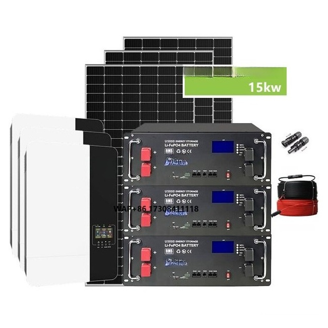 51.2V Residential Roof 20KW 15 - مراجعة Solar Panel System 10Kw وسعره