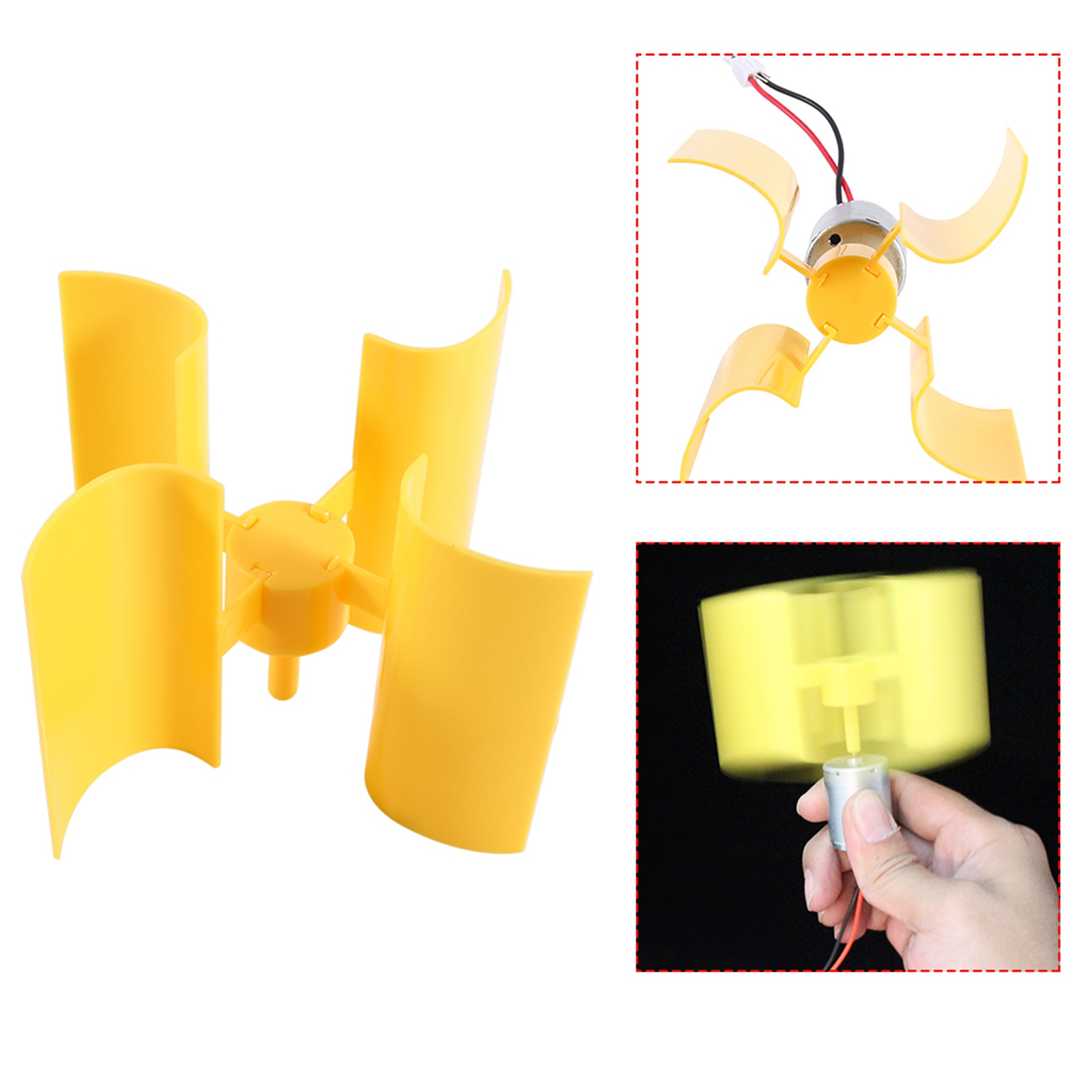 DIY Kit Small Motor Vertical W - مراجعة Mini Wind Turbine Vertical وسعره