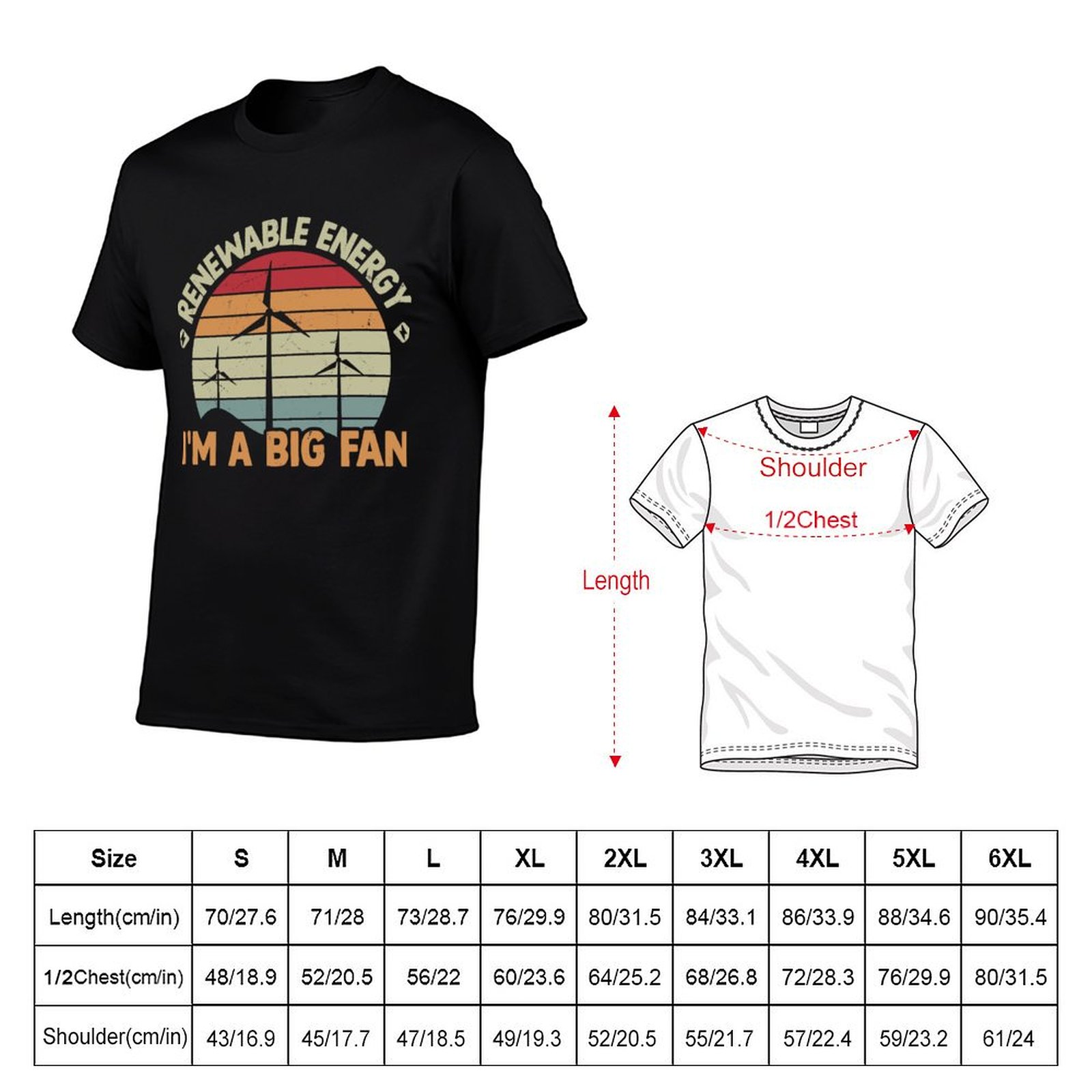 Energy Lover Apparel For Renew - مراجعة Renewable Energy Graphics وسعره