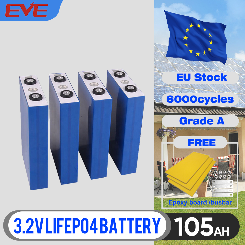 EVE 105AH LiFePO4 Battery Rech - مراجعة Renewable Energy Technology وسعره