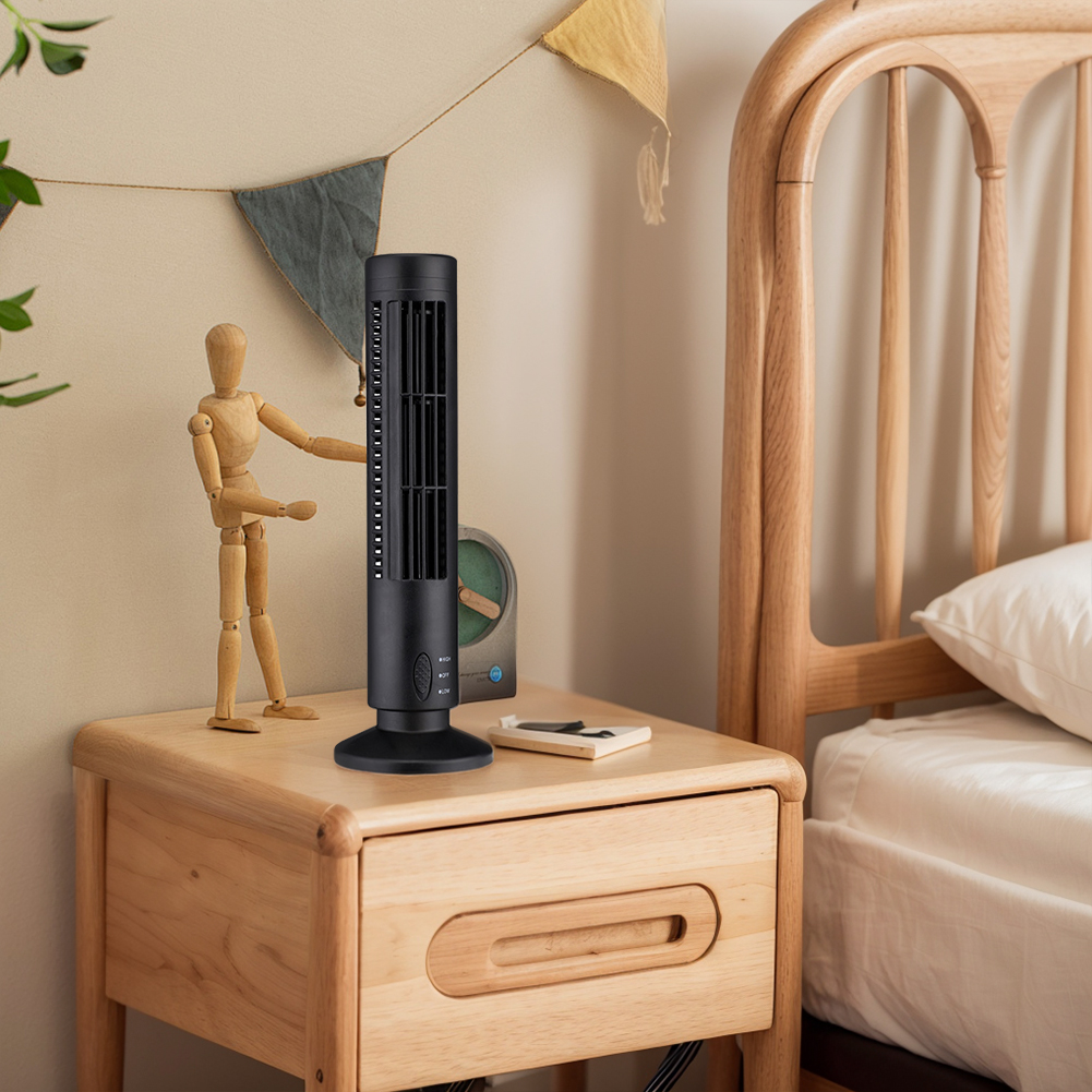 LED Tower Fan Bladeless Coolin - مراجعة Mini Wind Turbine Vertical وسعره