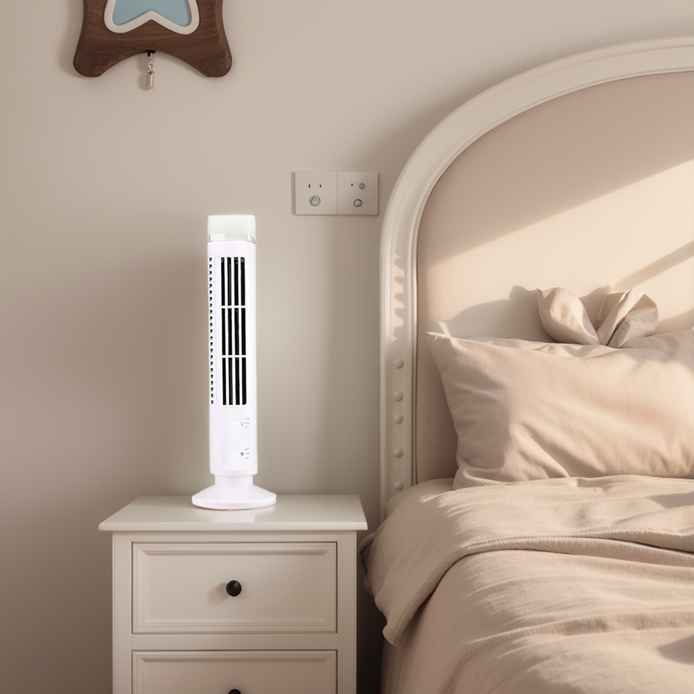LED Tower Fan Bladeless Coolin - مراجعة Mini Wind Turbine Vertical وسعره