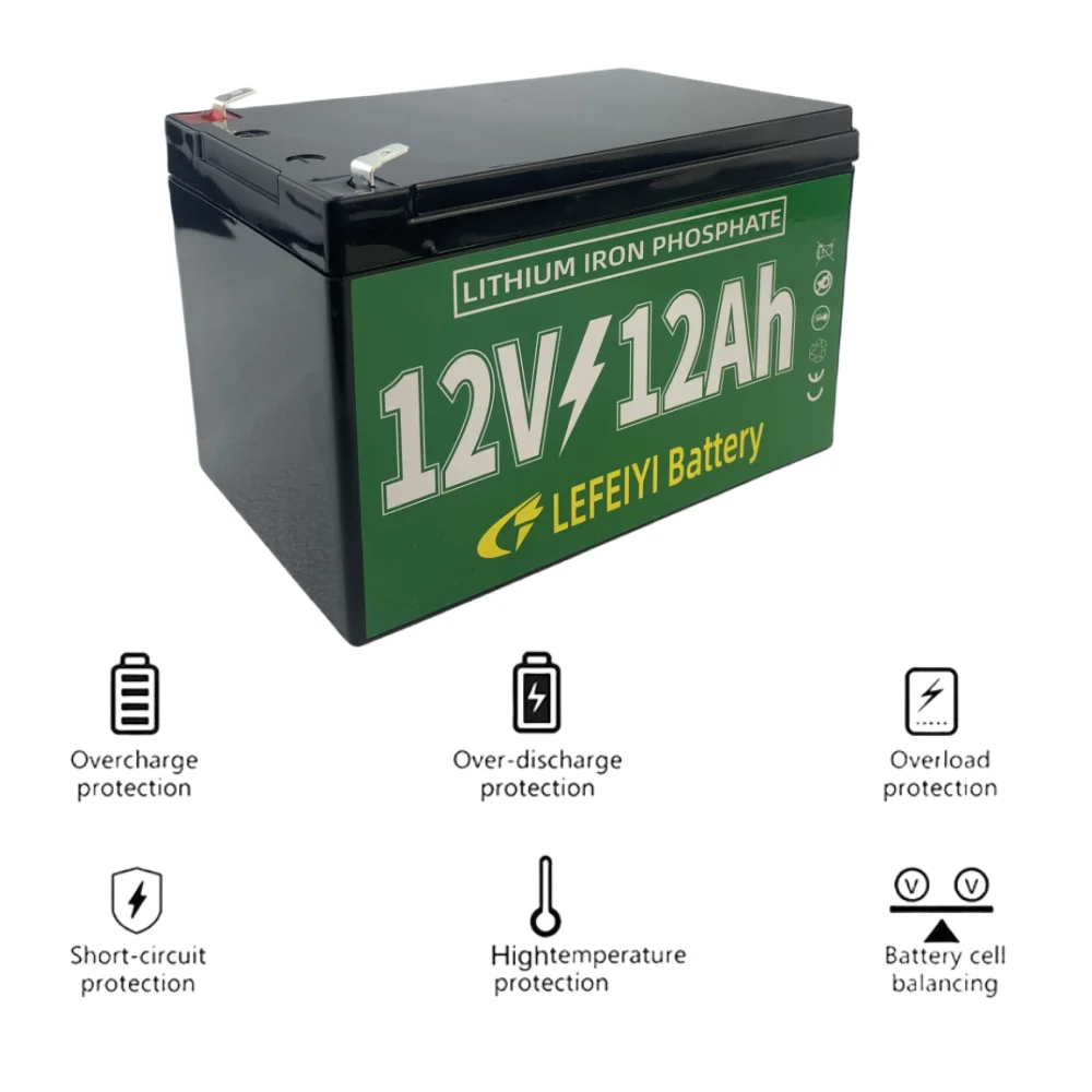 100% New 12V 12AH LiFePo4 Batt - مراجعة Renewable Energy Technology وسعره