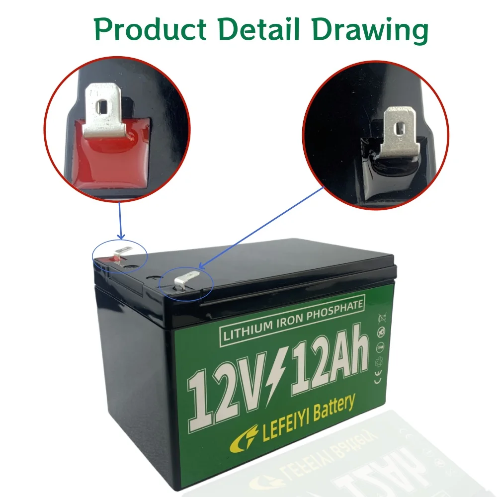 100% New 12V 12AH LiFePo4 Batt - مراجعة Renewable Energy Technology وسعره